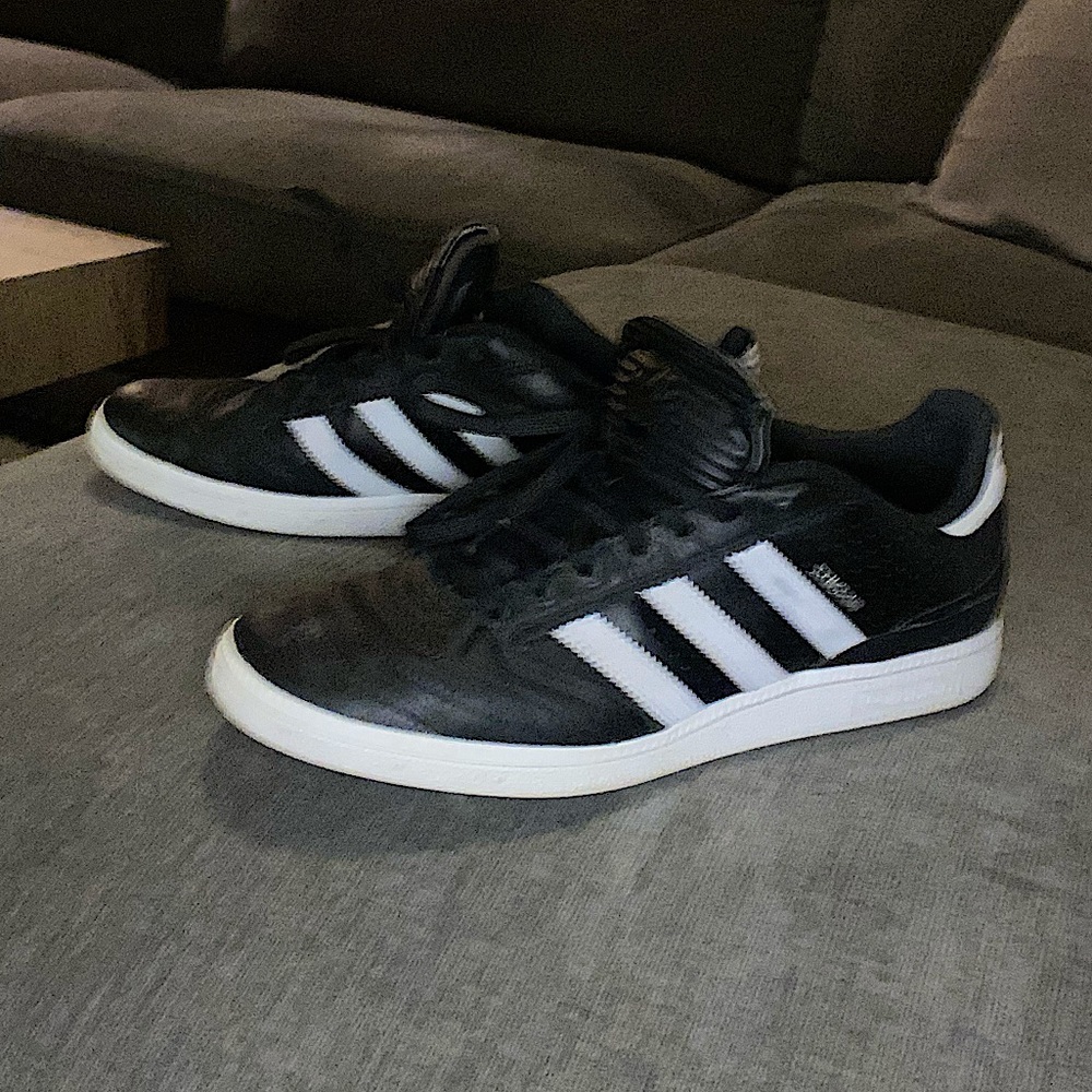 Adidas Originals Men's BUSENITZ PRO Shoes Black White  ART BY3970
